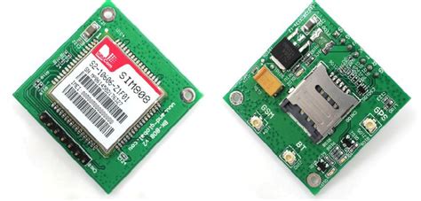 Sim Gsm Gprs Gps Module Modem With Gps And Gsm Antenna