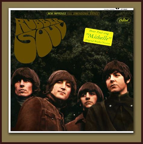 Beatles Rubber Soul Album Cover