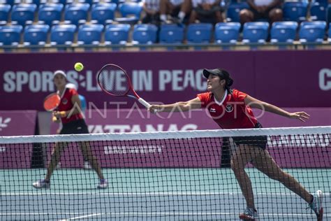 Tenis Ganda Putri Indonesia Raih Medali Perak Sea Games Antara Foto