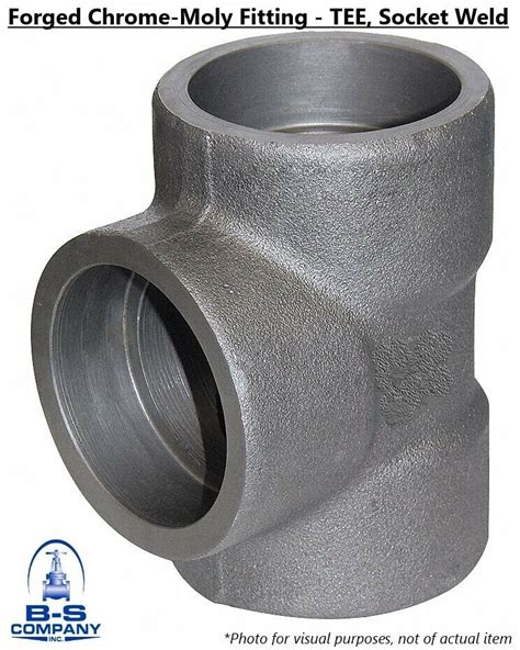 Forged Chrome Moly Grade F Tee Socket Weld Pipe Fitting