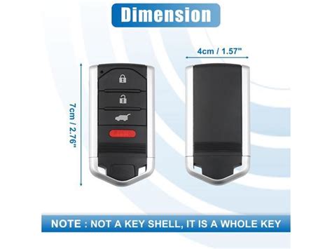 Button Car Keyless Entry Remote Control Replacement Key Fob Proximity