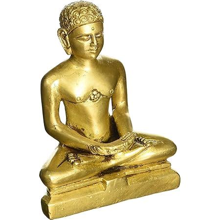 Buy Idol Collections Jain Tirthankara Brass Statue Height 4 5 Inches