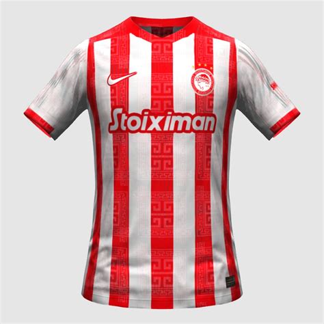 Olympiacos Home Kit 2024 2025 Nike Concept FIFA 23 Kit Creator Showcase