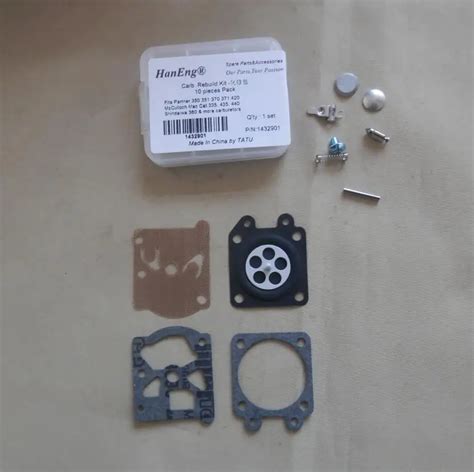 335 Carb Repair Kit Fits Mcculloch Mac Cat 335 435 440 Chainsaw