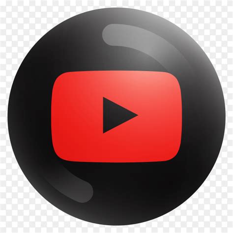 Popular Youtube icon in round black color premium vector PNG - Similar PNG