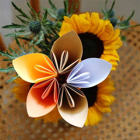 Origami Kusudama Flower Stem Best Flower Site