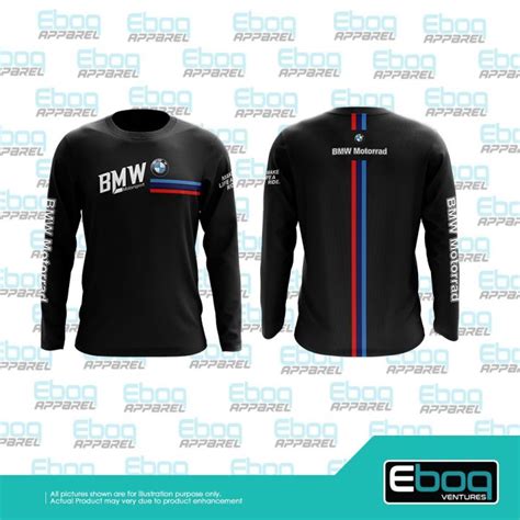 Ready Stock Tshirt BMW MOTORRAD 08 Black Sublimation Microfiber