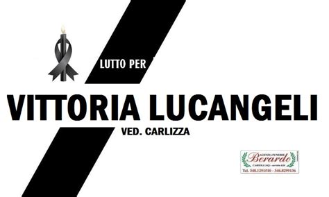 Lutto A Carsoli Per La Scomparsa Della Cara Vittoria Lucangeli Ved