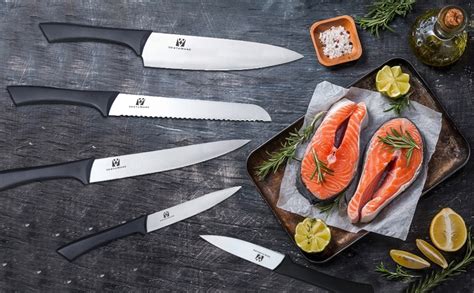 Amazon Vestaware Knife Set With Block 6 Piece Kitchen Knife Set