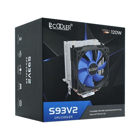 Вентилятор для процессора PCCooler S93 V2 TDP 120W 3-pin LGA Intel/AMD ...