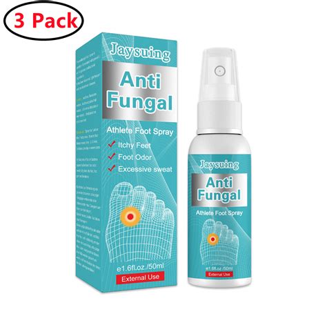 3 Pack Athletes Foot Spray Antifungal Foot Fungus Treatment Extra