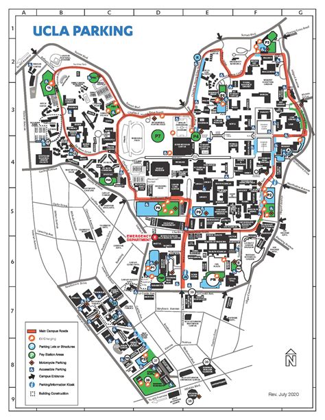 UCLA Parking Map