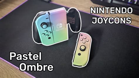 Nintendo Switch Pastel Joycons Full Wrap Skin Install Youtube