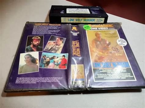 Lone Wolf Mcquade Rare Australian Roadshow St Vhs Issue