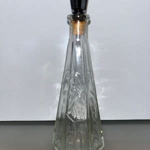 Vintage Nude Woman Perfume Bottle Vintage Embossed Nude Perfume Bottle Black Cord Top