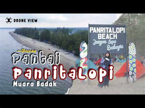 Weekend Di Pantai Panrita Lopi Muara Badak Droneview Youtube