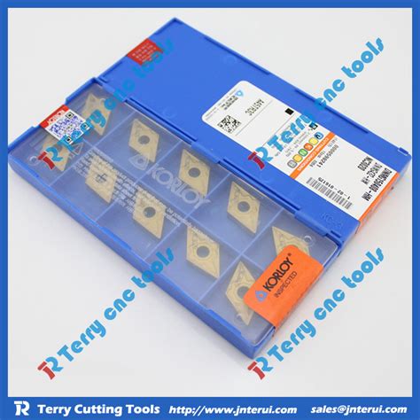 DNMG150408 HM NC3020 Korloy Carbide Inserts For Cnc Lathe Machine