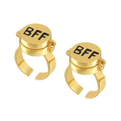 Pair Spongebob Bff Ring Opening Adjustable Best India Ubuy