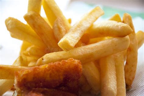 Close Up Golden Brown Crispy American French Fries Stock Image Image Of Fries Snack