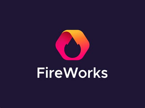 FireWorks logo design by Aiste on Dribbble