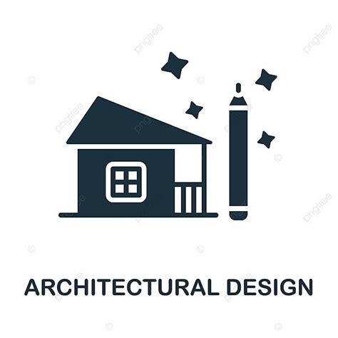 Ikon Monokrom Untuk Desain Arsitektur Yang Sempurna Untuk Infografis