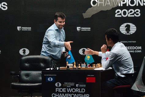 Ding Liren Vince Il Campionato Del Mondo Di Scacchi FIDE 2023 Alle