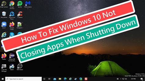 Solución Para Windows 10 No Cerrar Aplicaciones Al Apagar Mundowin