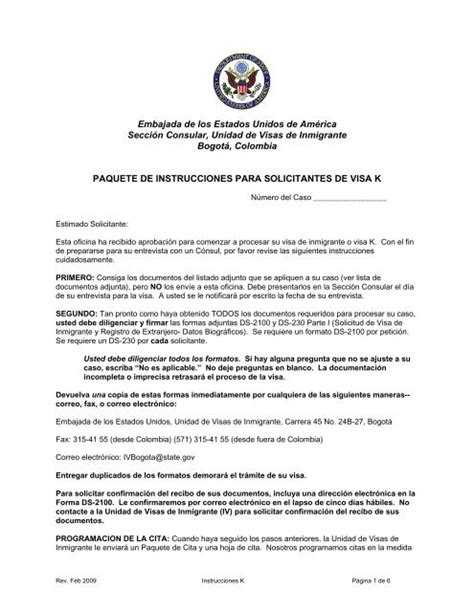 Cket Spanish Embajada De Los Estados Unidos De America