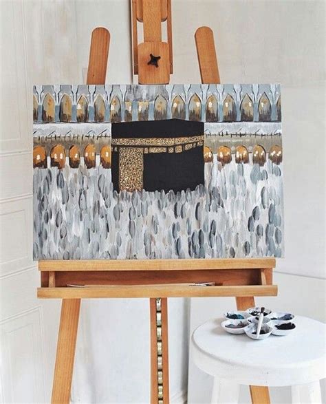 Pin By Al Noor On Makkah Sharif Abstract Art Painting