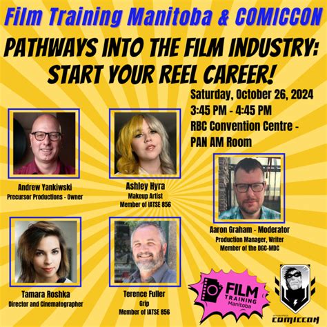 FTM Comiccon Panel Film Training Manitoba