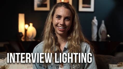 How To Light An Interview 5 Quick Easy Setups YouTube