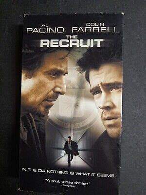 The Recruit Vhs Tape Al Pacino Colin Farrell Ebay