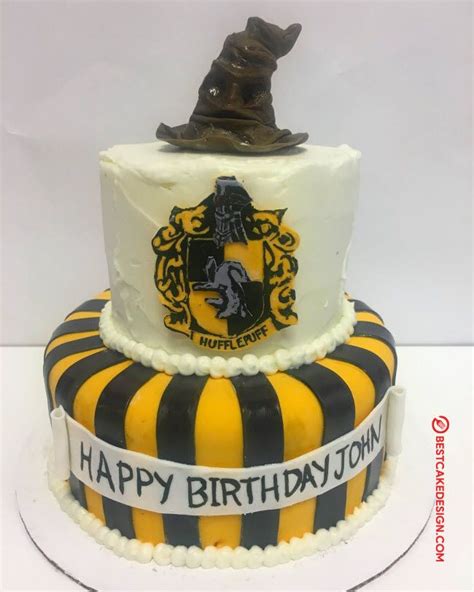 Hufflepuff Cake Design Cake Idea October Harry Potter