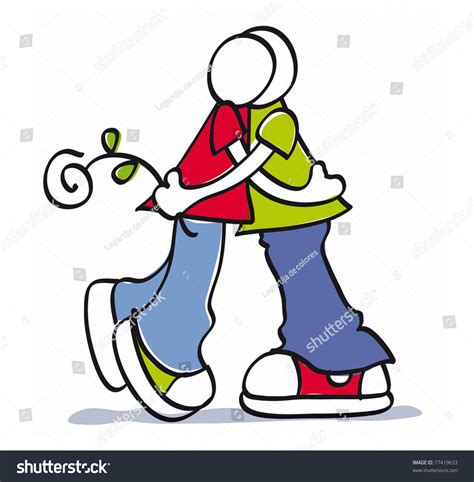 Funny Gay Couples Stock Illustration 77419633 Shutterstock