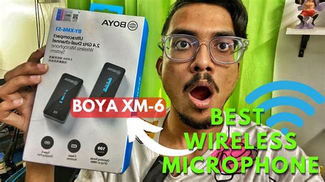 Best Wireless Microphone For Content Creators Boya XM6 Review YouTube