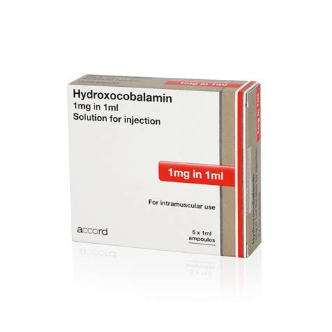 Hydroxocobalamin Injection Mg Ampoules Fox Pharma