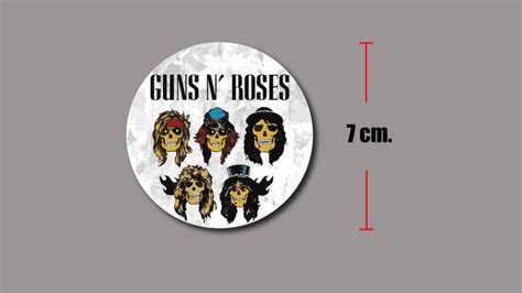 Sticker Pvc Guns N Roses สติกเกอร์ วงดนตรี งานพิมพ์ดีที่สุด Offset