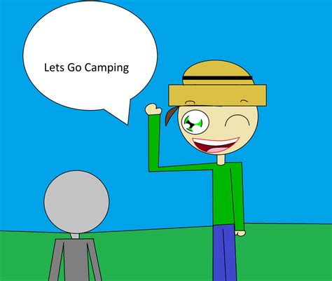 Baldi Camping by LoganRock305 on DeviantArt