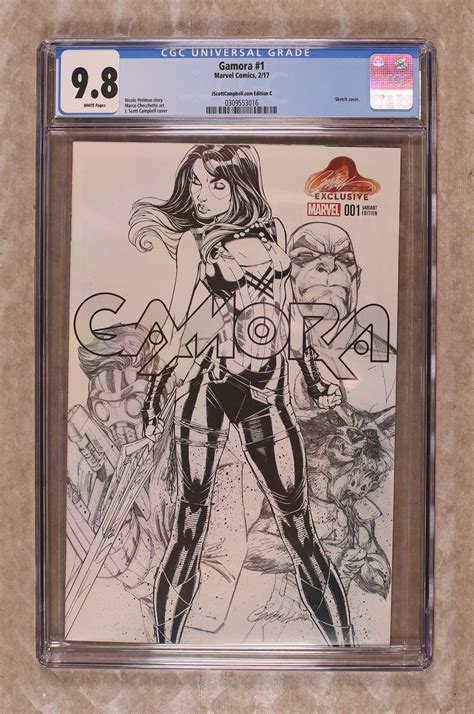 Gamora comic books graded by CGC