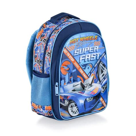 Ghiozdan Cu Compartimente Super Fast Hot Wheels Noriel