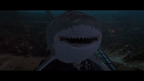 Jaws 3 Special Edition Shark Breaks Glass Youtube