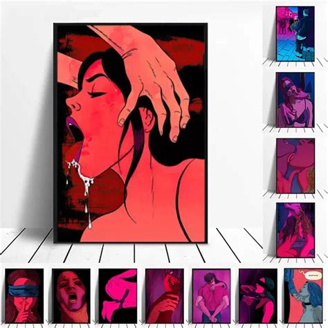 Mulher Body Figure Wall Art Pintura Canvas P Steres Abstratos Rom