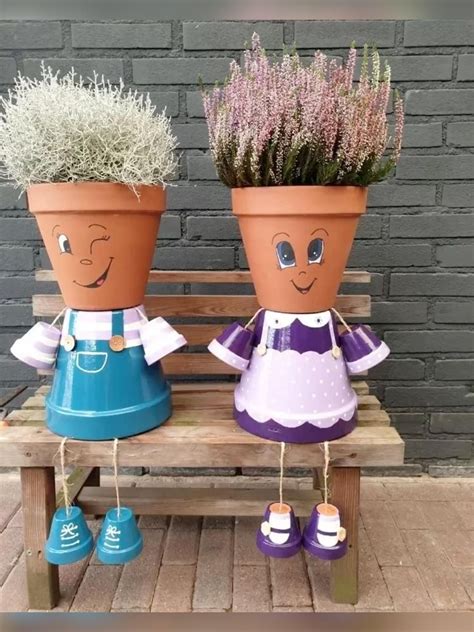 Scarecrow Flower Pot Craft Artofit