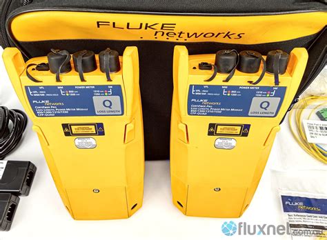 Fluke Networks DSX 5000 CertiFiber Pro Optical Loss Test Set CFP QUAD