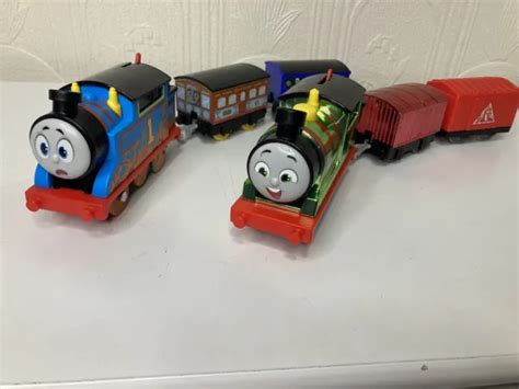 TRACKMASTER THOMAS Friends Motorised Train Percy Thomas Fully