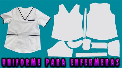 Como Hacer Uniforme Enfermera Parte Costura Facil Youtube