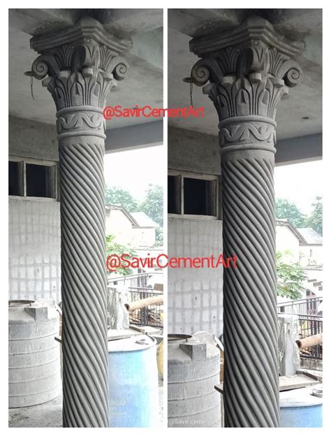 leattest cement pilar design।Round column design।Pilar spicily design ...