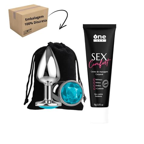 Kit Plug Anal Tamanho M Gel Lubrificante Anal Sex Comfort Shopee Brasil