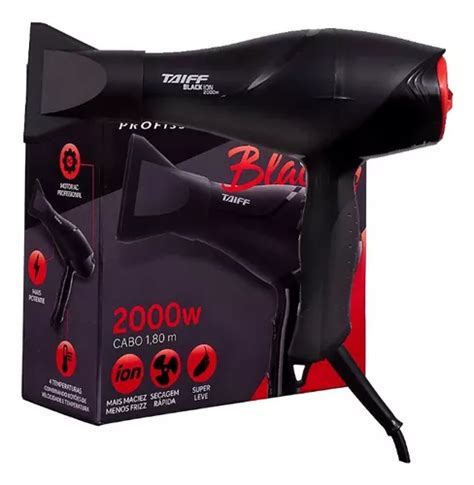 Taiff Iônico Secador De Cabelo Black Íon 2000w 220v Frete grátis