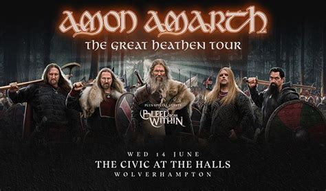 Amon Amarth Tickets In Wolverhampton At The Civic At The Halls